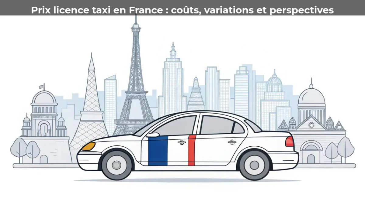 Prix licence taxi en France : coûts, variations et perspectives